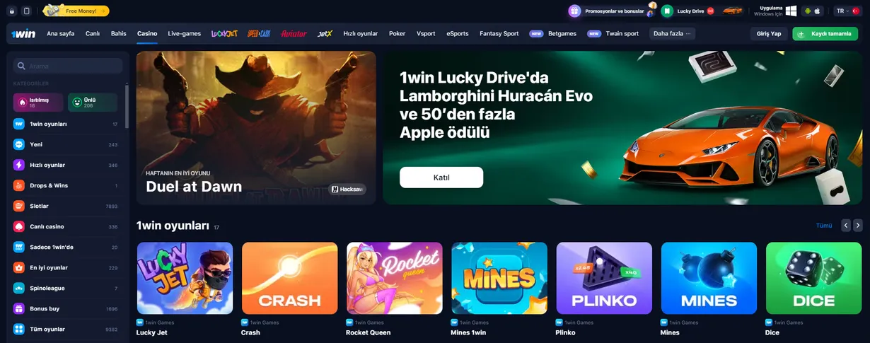 1win bonus